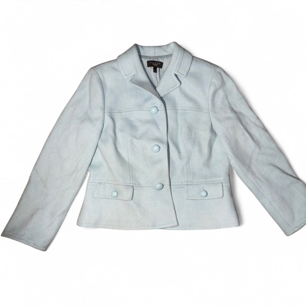 Vintage Talbots Soft Blue Blazer
